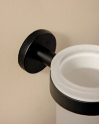 Cosmic Toothbrush Holder Tumbler, Matt Black, Wall-Mounted, Anti-Corrosion, Start Collection - thumbnail 2