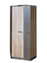 Arte Romero R1 Hinged Wardrobe Left - Practical Design In Oak Canyon, H1925mm W800mm D580mm