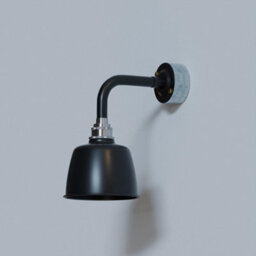 20mm Conduit Pipe Wall Light Vintage Black Metal Shade Wall Sconce Industrial E27 Base Wall Lighting Fixtures - thumbnail 8