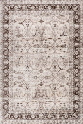 The Rugs Montana Brown And Beige Traditional Area Rug And Runner Soft Durable Easy Clean Living Room Bedroom 4070Bg - thumbnail 1