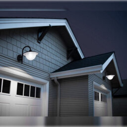 Long Life Lamps Company 7W Outdoor Garden Led Wall Light Lantern Shade Black With Opaque Cover Zlc317 - thumbnail 6