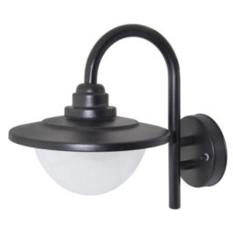 Long Life Lamps Company 7W Outdoor Garden Led Wall Light Lantern Shade Black With Opaque Cover Zlc317 - thumbnail 5