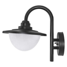 Long Life Lamps Company 7W Outdoor Garden Led Wall Light Lantern Shade Black With Opaque Cover Zlc317 - thumbnail 4