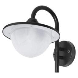 Long Life Lamps Company 7W Outdoor Garden Led Wall Light Lantern Shade Black With Opaque Cover Zlc317 - thumbnail 3