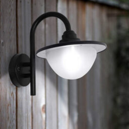 Long Life Lamps Company 7W Outdoor Garden Led Wall Light Lantern Shade Black With Opaque Cover Zlc317 - thumbnail 9