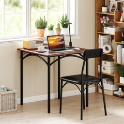 Gainoom 3-Piece Dining Table Set Square Kitchen Table & 2 Chairs Space-Saving Dinette Furniture - thumbnail 6