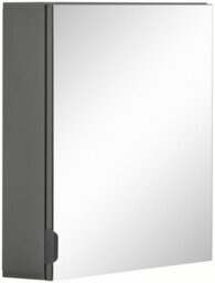 Dorel Home Atlas Hang Cabinet With 1 Mirror Door Grey - thumbnail 2