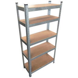 Pluto Packaging 2 X 5 Tier Heavy Duty Garage Shelving Unit With Metal Boltless Storage Rack & Adjustable Shelves - thumbnail 2