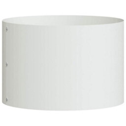 Berkfield Garden Planters 5 Pcs White 30 X 30 X 20 Cm Steel - thumbnail 5