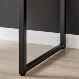 Furniturebox Uk Kendrick Grey Marble Effect Desk 120Cm For Home Working Study Gaming Office Desk. Elegant Black Leg Melamine Desk - thumbnail 7
