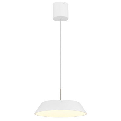 Luminosa Lighting Luminosa Silena Dome Pendant Ceiling Light Matt White Led 3000K - image 1