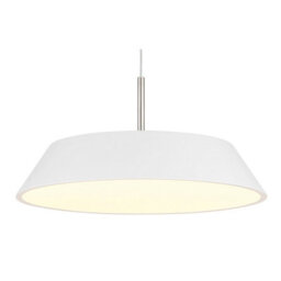 Luminosa Lighting Luminosa Silena Dome Pendant Ceiling Light Matt White Led 3000K - thumbnail 3