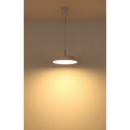 Luminosa Lighting Luminosa Silena Dome Pendant Ceiling Light Matt White Led 3000K - thumbnail 4
