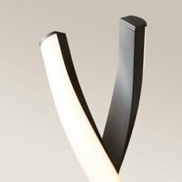 Valuelights Infinity Black Double Twist Integrated Led Table Lamp - thumbnail 4