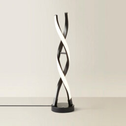 Valuelights Infinity Black Double Twist Integrated Led Table Lamp - thumbnail 6
