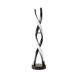 Valuelights Infinity Black Double Twist Integrated Led Table Lamp - thumbnail 2