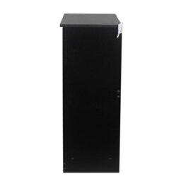 Urbn-Living Urbnliving Height 89Cm 4 Drawer Skagen Wooden Bedroom Chest Cabinet Colour Black Carcass And Black Drawers No Handle Storage - thumbnail 4