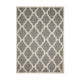 Melrose County Trellis Grey Patterned Indoor Non Slip Medium Area Rug 080/150Cm - thumbnail 5