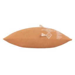 Furn. Pritta Embroidered Tasselled Polyester Filled Cushion - thumbnail 3