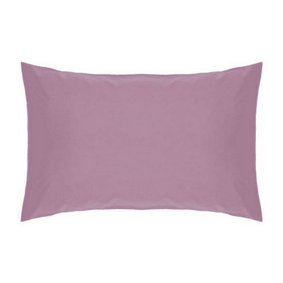 Belledorm Easycare Percale Housewife Pillowcase Misty Rose (One Size)