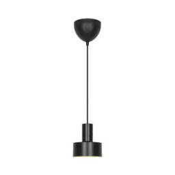 Nordlux Matis Metal Pendant Light Perforated Shade Black,mains - thumbnail 3