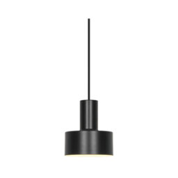Nordlux Matis Metal Pendant Light Perforated Shade Black,mains - thumbnail 1