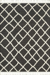 The Rugs Scandi Collection Area Rugs - Scandinavian Design Living Room Rugs And Runners In Anthracite-White - thumbnail 1