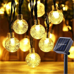 100Led 12M Solar String Lights Garden Fairy Retro Lights Hanging Outdoor Lights - thumbnail 5
