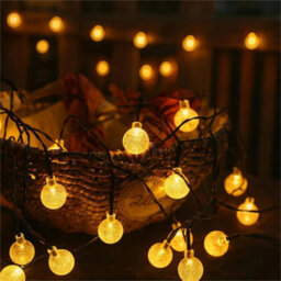 100Led 12M Solar String Lights Garden Fairy Retro Lights Hanging Outdoor Lights - thumbnail 2