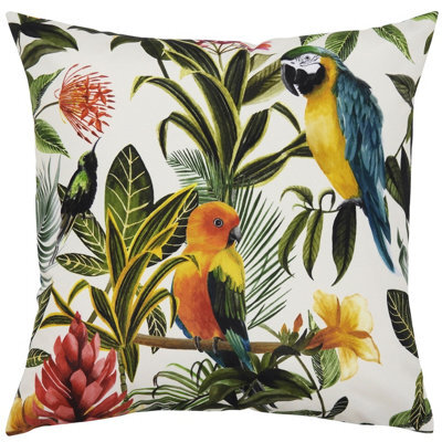 Evans Lichfield Parrots Tropical Outdoor Cushion Cover - image 1