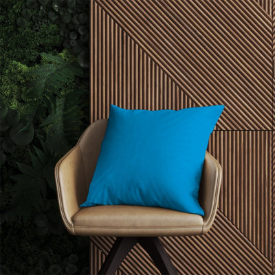 Warren Reed Designer Electric Blue Outdoor Cushion 60Cm X 60Cm