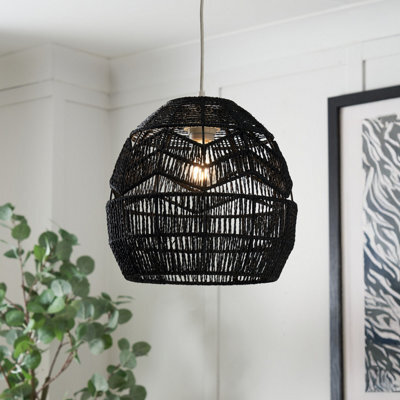 Inlight Rhea Black Tapered Lamp Shade (D)30Cm - image 1