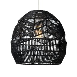 Inlight Rhea Black Tapered Lamp Shade (D)30Cm - thumbnail 3