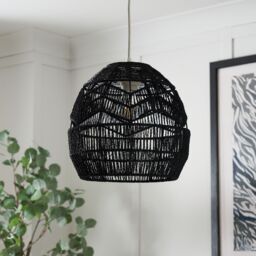 Inlight Rhea Black Tapered Lamp Shade (D)30Cm - thumbnail 2