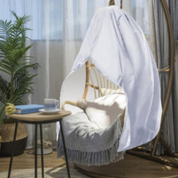 Hanging Chair Cover, Swing Protective 210D Egg Cover With Zipper - thumbnail 4