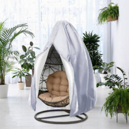 Hanging Chair Cover, Swing Protective 210D Egg Cover With Zipper - thumbnail 6