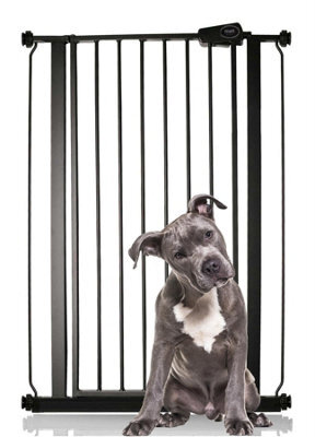 Bettacare Child And Pet Gate, 75Cm - 83Cm, Matt Black, Extra Tall Gate 104Cm In Height, Pressure Fit Stair Gate - image 1