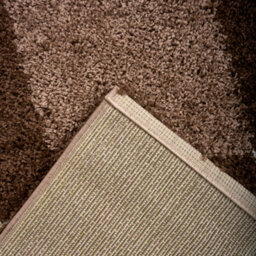 "Bravich Brown Checked Tartan Shaggy Rug 160 X 230Cm (5'3"" X 7'7"")" - thumbnail 8