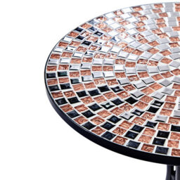 Beliani Bistro Table Carpino 60 Cm 60 Cm Black - thumbnail 6