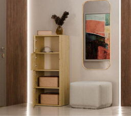 Storage Cabinet Topeshop Alma Artisan 4 Door 50 X 119 X 40 Cm - thumbnail 3