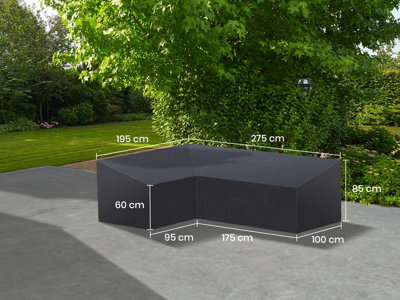 Norfolk Leisure Life Cover 14 - Lounge L-Shape Right L195Cm X W275Cm X H85/60Cm