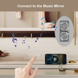 Fascinate Led Bathroom Mirror & Hollywood Vanity Mirror 15 Led White Usb-C Charging Port Dimmable Wall Mounted & Tabletop 58X48Cm - thumbnail 7