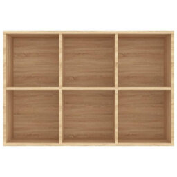 Berkfield Book Cabinet/sideboard Sonoma Oak 66X30X97.8 Cm Engineered Wood - thumbnail 9