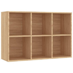 Berkfield Book Cabinet/sideboard Sonoma Oak 66X30X97.8 Cm Engineered Wood - thumbnail 8