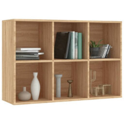 Berkfield Book Cabinet/sideboard Sonoma Oak 66X30X97.8 Cm Engineered Wood - thumbnail 5