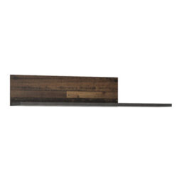 Furniture To Go Brooklyn Shelf In Walnut And Dark Matera Grey - thumbnail 1