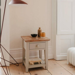 Statement Furniture Florence 1 Drawer Lamp Side Table- Truffle - thumbnail 5
