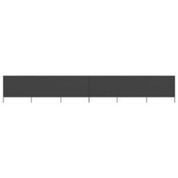Berkfield 6-Panel Wind Screen Fabric 800X160 Cm Anthracite
