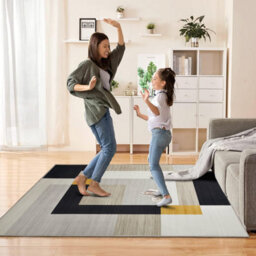 Ameha Printed Rug Soft Luxury Bedroom Living Room Mat 120 X 170 Cm Milo Carpet