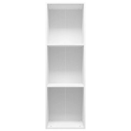 Berkfield Book Cabinet/tv Cabinet White 36X30X114 Cm Engineered Wood - thumbnail 4
